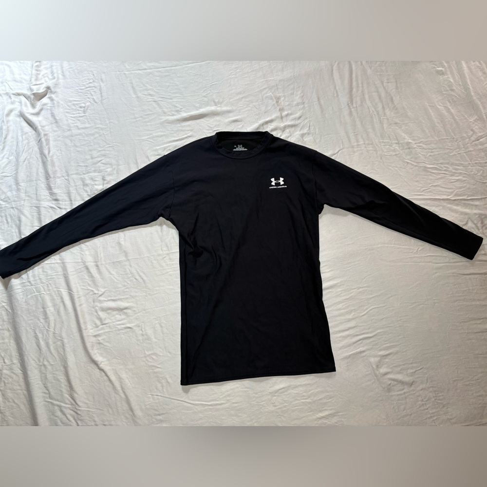 Under Armour cold gear black Long Sleeve Performance shirt - Picture 1 of 13